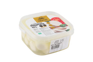 Сир 45% м'який розсільний Моцарелла Верче п/у 0.25кг