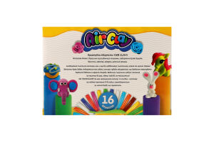 Пластилін повітряний Еір клай 16шт Данко Тойс