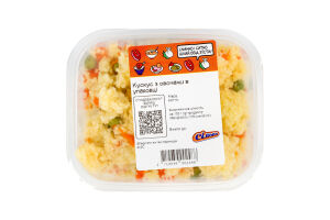 Кускус з овочами в упаковці