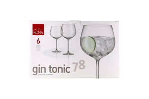 Набор бокалов для джин-тоника 780мл №6558 Gin tonic 78 Rona 6шт