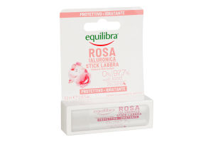 Бальзам для губ Equilibra гіалуроновий трояндовий