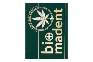 Паста зубная отбеливающая конопляная с бамбуковым углем и папайей Bio Madent 100мл