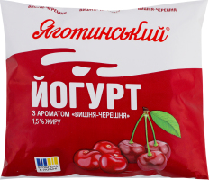 Йогурт 1.5% Вишня-черешня Яготинський м/у 400г