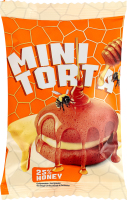 Печенье медовое с заварным кремом Mini torta Dobrobut м/у 60г