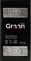 Кава натуральна обсмажена мелена Graan м/у 250г