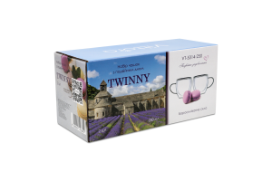 Кружка Twinny 250см подвійне дно 2шт Vittora