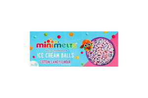 Мороженое с подсластителем со вкусом сахарной ваты Mini Melts к/у 2х50г