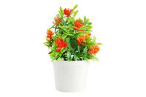 Квіти штучні у горщику 11*16см в асортименті