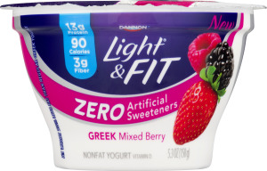 Dannon Light & Fit Greek Nonfat Yogurt Mixed Berry