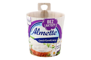 Сир 65% вершковий свіжий безлактозний Almette Hochland ст 150г