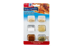 McCormick Recipe Inspirations Citrus Baked Salmon With Orange Salsa