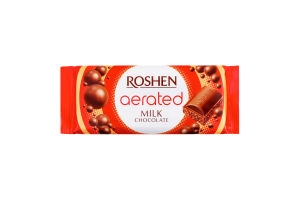 Шоколад молочний пористий Roshen м/у 80г