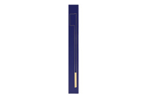 Щетка зубная средней жесткости сапфирно-синяя с золотым колпачком Sapphire blue/Gold Slim Apriori 1шт