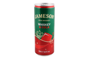 Напій слабоалкогольний 250мл 5% газований Whiskey&Cola Jameson з/б