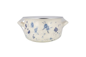 Каструля емальована 5л №1449042 Квіти Afyon Ev Gerecleri Zuccaciye Dis Ticaret Ltd STI 1шт