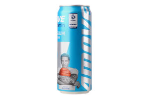 Напій безалкогольний газований зі смаком грейпфрута та лайма Magnesium + Vitamin B6 Activevitamin 4Move з/б 330мл