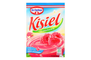 Кисіль з додаванням вітаміну С та фруктового соку зі смаком малини Dr.Oetker м/у 38г