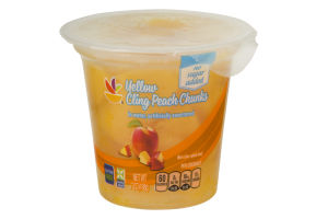 Ahold Yellow Cling Peach Chunks in Water No Sugar Added
