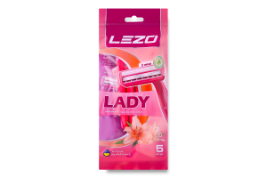 Станок для гоління жіночий одноразовий Lady Lezo 5шт