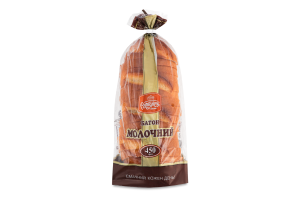 Батон нарезной Молочный Рум'янець м/у 450г