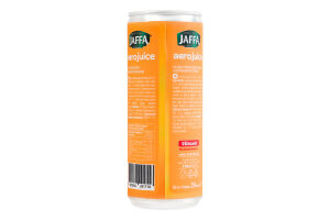 Нектар газированный пастеризованный из плодов манго Aerojuice Jaffa ж/б 250мл