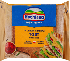 Сыр плавленый 36% ломтики Тост Hochland м/у 130г