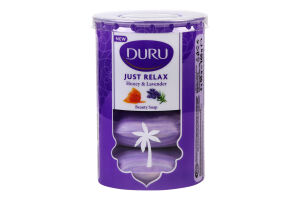 Мило косметичне Honey&Lavender Just Relax Duru 4х90г