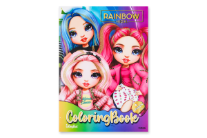 Розмальовка Ideyka The creative Rainbow зі стікер