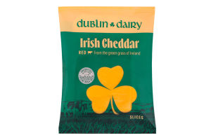 Сир 48% твердий сичужний нарізаний Irish Cheddar Red Dublin Dairy м/у 150г