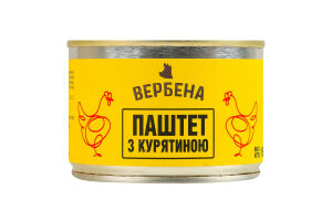Паштет с курятиной Вербена ж/б 160г