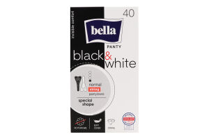 Прокладки Bella Panty Slim white+black стринг 20+20шт