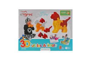 Іграшка для дітей від 12міс №39356 3D Puzzles Animals Tigres 1шт