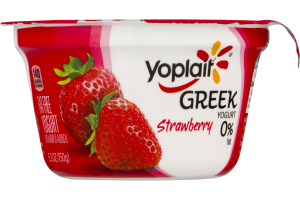 Yoplait Greek Fat Free Yogurt Strawberry