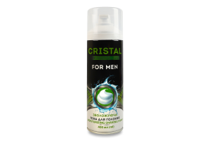 Піна для гоління зволожуюча для чутливої шкіри For men Cristal 400мл