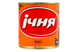 Молоко сгущенное нежирное вареное с сахаром Ириска Ічня ж/б 370г