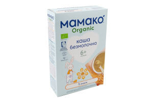 Каша безмолочна суха для дітей від 6міс швидкорозчинна 5 злаків Organic Мамако к/у 200г