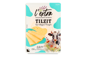 Сир твердий Тільзіт (Tilzit) 50% L`extra, ТГУ СЕРВ (шт.) 0,15кг