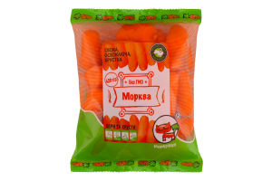 Морква свіжа фасована Морковка 420г