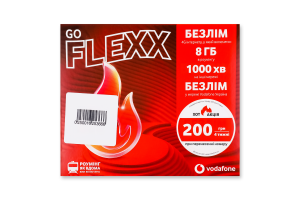 Пакет стартовий Vodafone FLEXX Go Special