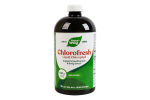 Добавка дієтична з нейтральним смаком Рідкий хлорофіл Chlorofresh Nature's Way 473мл