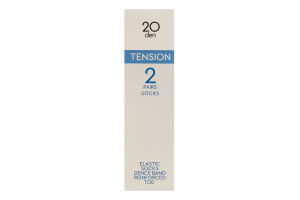 Носки женские Conte elegant Tension 20den 23-25 nero 2пары