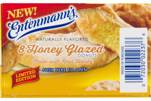 Entenmann's Honey Glazed Donuts - 8 CT
