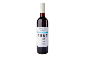 Напиток на основе вина 0.75л 0% безалкогольный красный Zinfandel Cero бут