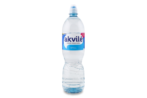 Вода минеральная негазированная Akvile п/бут 1л