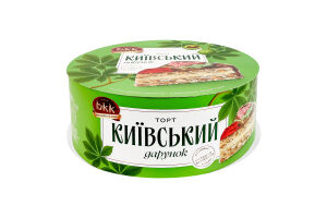 Торт з арахісом Київський дарунок Kyiv BKK к/у 850г