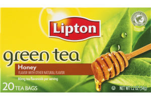 Lipton Green Tea Bags Honey - 20 CT