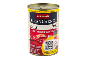 Корм консервований Multifleisch-Coctail Adult Gran Carno Animonda з/б 400г