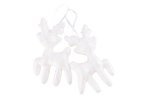 Набір прикрас ялинкових Олені 10,5см 2шт 985699