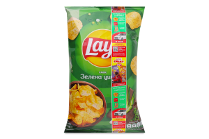 Чипси картопляні Зелена цибуля Lay's м/у 120г