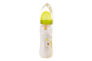 Пляшечка для годування для дітей від народження з латексною соскою 250мл №1310 Baby Team 1шт
